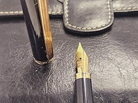 Elysee capitol 18kt gp vulpen inclusief leren claudio ferrici notitieboek - afbeelding 3 van  10
