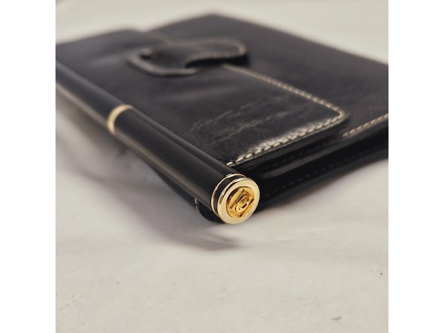 Elysee capitol 18kt gp vulpen inclusief leren claudio ferrici notitieboek - afbeelding 4 van  10