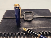 Elysee capitol 18kt gp vulpen inclusief leren claudio ferrici notitieboek - afbeelding 3 van  10
