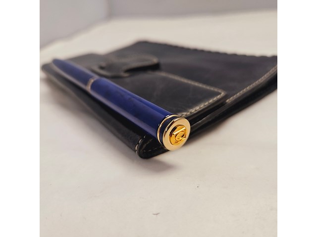Elysee capitol 18kt gp vulpen inclusief leren claudio ferrici notitieboek - afbeelding 5 van  10