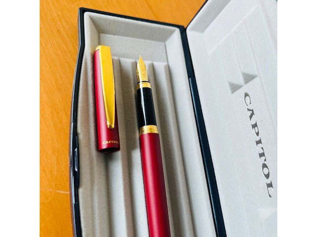 Elysee capitol 24kt gp vulpen - made in phorzheim - afbeelding 1 van  7