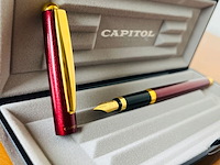 Elysee capitol 24kt gp vulpen - made in phorzheim - afbeelding 1 van  7