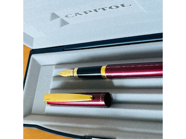 Elysee capitol 24kt gp vulpen - made in phorzheim - afbeelding 4 van  7