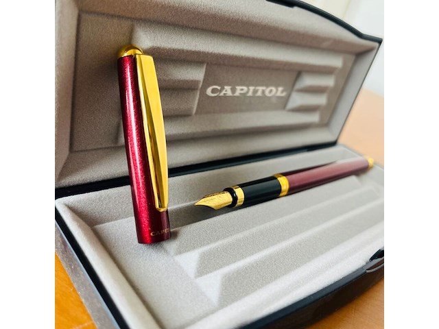 Elysee capitol 24kt gp vulpen - made in phorzheim - afbeelding 1 van  7