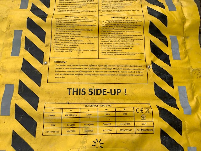 Em defrost-mat-3m2 droogloopmat - afbeelding 3 van  4