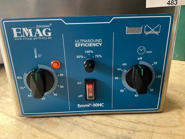 Emag emmi 30hc ultrasoonreiniger - afbeelding 6 van  10