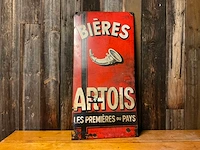 Emaille “bières artois” | horeca-/reclamebord