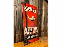 Emaille “bières artois” | horeca-/reclamebord - afbeelding 2 van  7