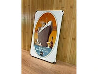 Emaille “bols” | oranje | horeca-/reclamebord - afbeelding 2 van  7