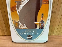 Emaille “bols” | oranje | horeca-/reclamebord - afbeelding 5 van  7