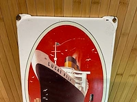 Emaille “bols” | rood | horeca-/reclamebord - afbeelding 4 van  7