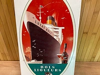 Emaille “bols” | rood | horeca-/reclamebord - afbeelding 5 van  7