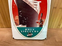 Emaille “bols” | rood | horeca-/reclamebord - afbeelding 6 van  7