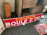 Emaille bord vintage cigarette boule d’or - afbeelding 1 van  9