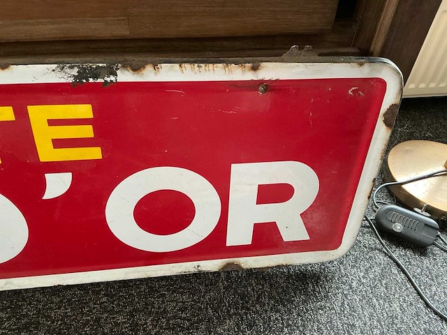 Emaille bord vintage cigarette boule d’or - afbeelding 3 van  9