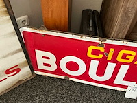 Emaille bord vintage cigarette boule d’or - afbeelding 1 van  1