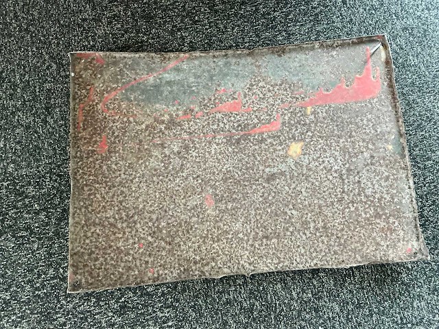 Emaille bord vintage dollé - afbeelding 5 van  5