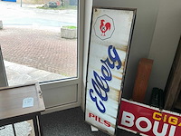 Emaille bord vintage elberg pils - afbeelding 1 van  8