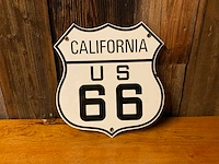 Emaille “california us 66” | horeca-/reclamebord