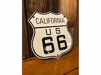 Emaille “california us 66” | horeca-/reclamebord - afbeelding 2 van  6