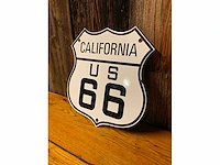 Emaille “california us 66” | horeca-/reclamebord - afbeelding 3 van  6