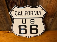 Emaille “california us 66” | horeca-/reclamebord - afbeelding 4 van  6