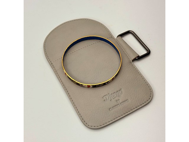 Emaille cloisonné armband met olifantenmotief - afbeelding 4 van  6