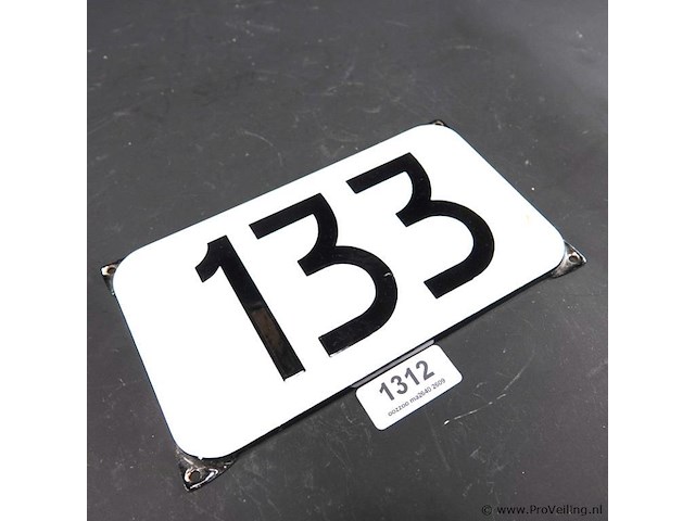 Emaille huisnummerbord - afbeelding 2 van  5