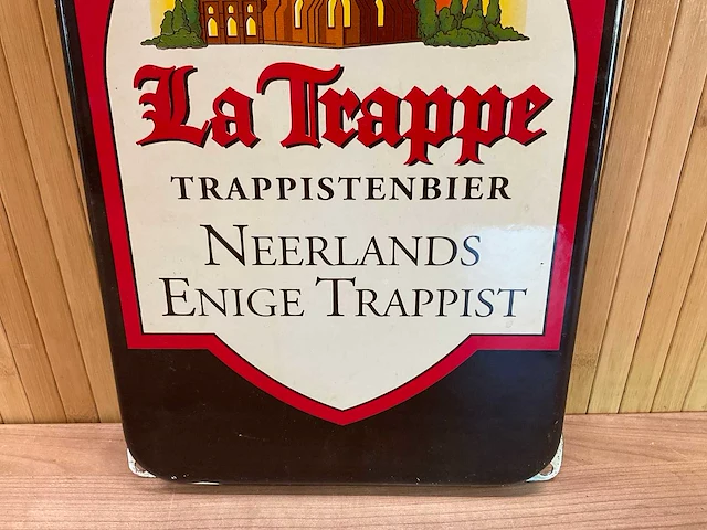 Emaille “la trappe” | horeca-/reclamebord - afbeelding 5 van  6