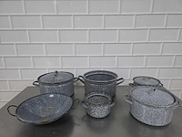 Emaille pan (6x) - afbeelding 1 van  4