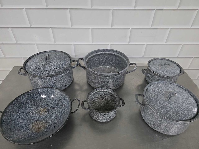 Emaille pan (6x) - afbeelding 4 van  4