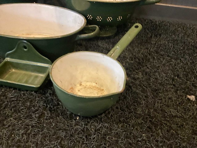 Emaille potten en pannen - afbeelding 3 van  6