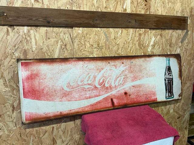 Emaille reclamebord coca cola - afbeelding 1 van  4