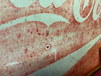 Emaille reclamebord coca cola - afbeelding 3 van  4