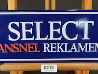 Emaille reclamebord select van hanssnel reklamemakers - afbeelding 3 van  5