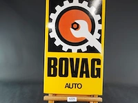 Emaille reclamebord van bovag auto