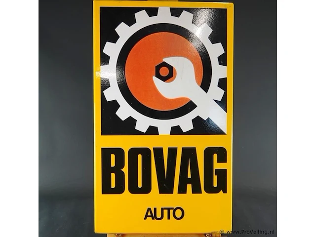 Emaille reclamebord van bovag auto - afbeelding 2 van  6