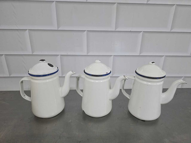 Emaille schenkkan (12x) - afbeelding 1 van  4