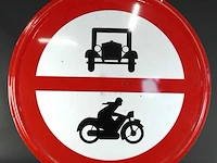 Emaille verkeersbord uit de jaren 40 of 50 - afbeelding 2 van  5