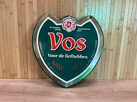 Emaille “vos” | horeca-/reclamebord