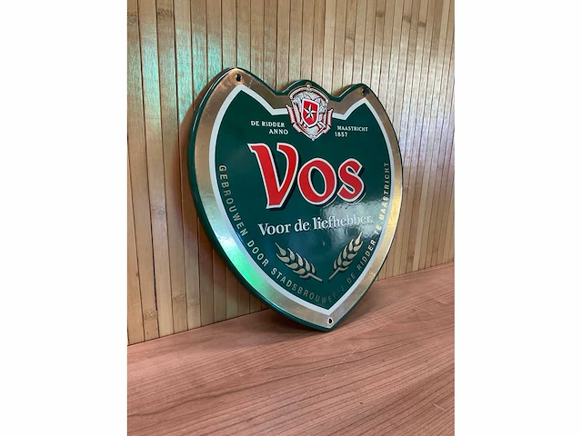 Emaille “vos” | horeca-/reclamebord - afbeelding 2 van  6