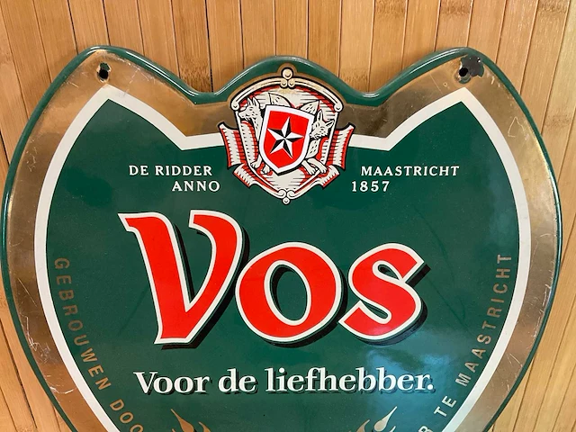 Emaille “vos” | horeca-/reclamebord - afbeelding 4 van  6