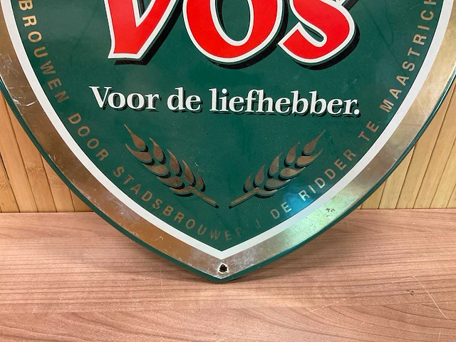 Emaille “vos” | horeca-/reclamebord - afbeelding 5 van  6