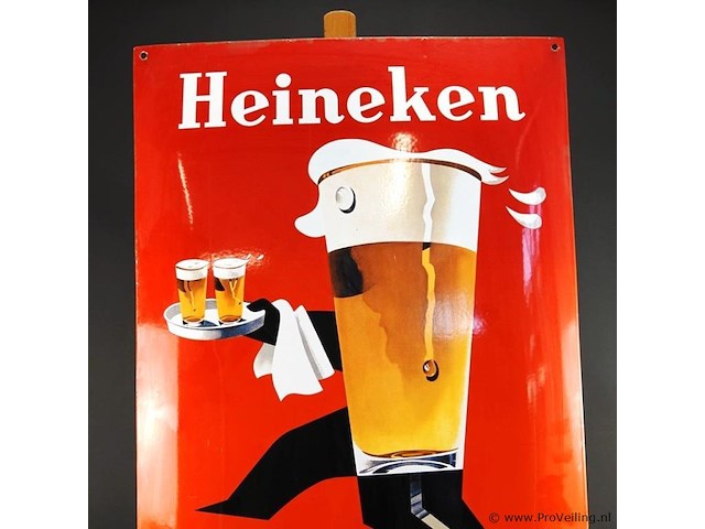 Emaillen bord heineken - afbeelding 2 van  7