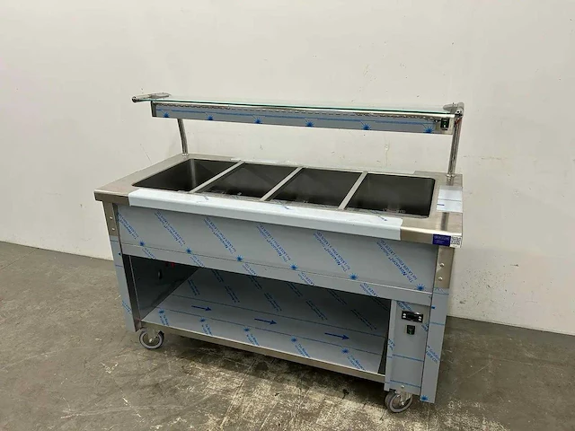 Emainox - r15 - bain-mariewagen met warmtebrug - afbeelding 4 van  8