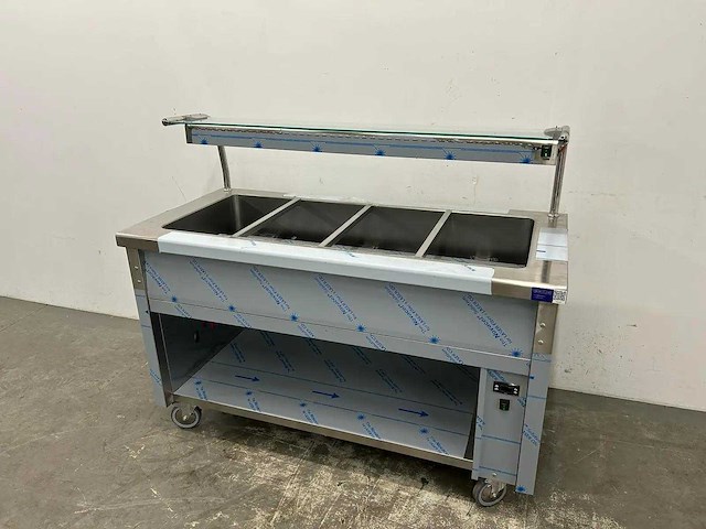 Emainox - r15 - bain-mariewagen met warmtebrug - afbeelding 2 van  4