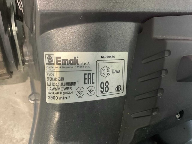 Emak efco ar 53tk grasmaaier - afbeelding 6 van  6