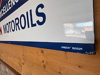 Emallie bord "chevron motoroils" - afbeelding 1 van  6
