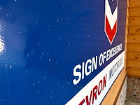 Emallie bord "chevron motoroils" - afbeelding 6 van  6