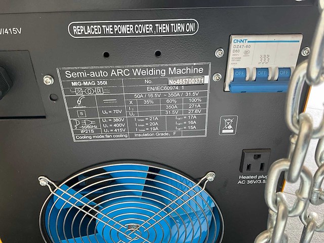 Emax 350i mig-mag lasapparaat - afbeelding 7 van  9